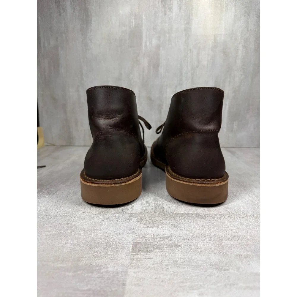 Clarks Collection Mens Dark Brown Leather Desert Chukka Boots Size 13 M 26034135